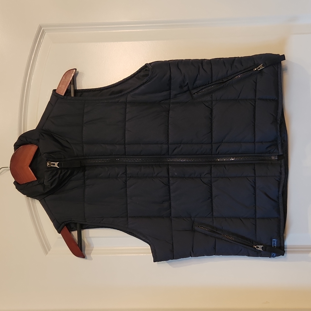 Y2K 90s Abercrombie and Fitch Small Blue Puffer‎ Vest - Picture 1 of 10